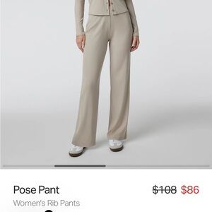 Vuori Black Pose pant